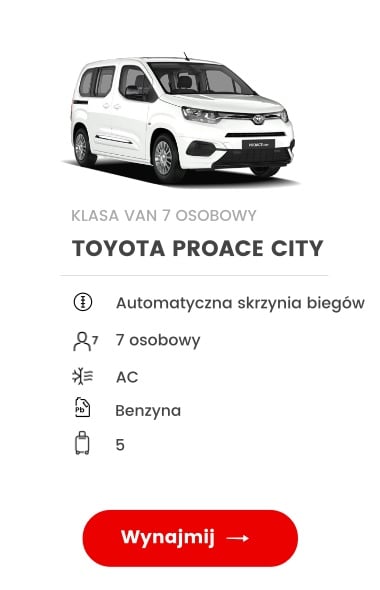 Toyota proace City Van 7 osobowy_aut